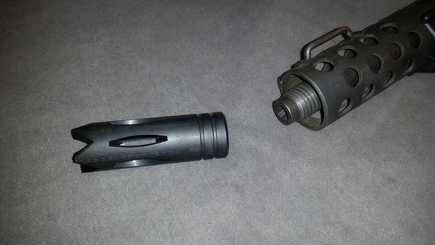 *Tec 9, AB-10, & M11 9mm Spiked, Ported Muzzle Brake