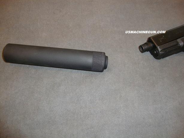 Fake Suppressor for Glock/Sig  9mm 17TB Threaded in M13.5 x 1 LH