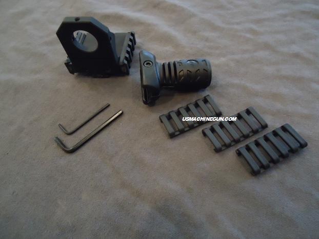 Forward Tri Rail w/Tactical Grip for MAC-10 .45/9mm