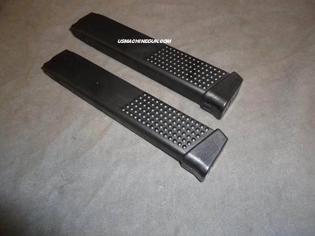 (2) .45 acp 27 Rnd Poly Magazines for Glock 21 and 30