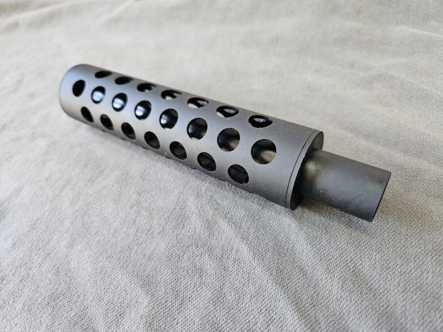 *Steel Vented OEM Barrel Extension for Tec 9/KG 99, Coated in Flat, Black Oxide