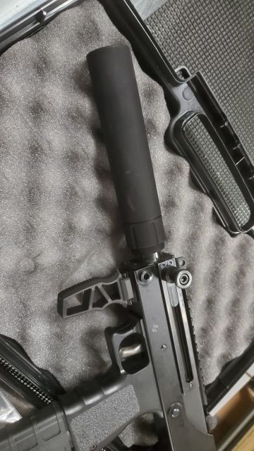 Fake Suppressor for MPA 9mm 1/2x28 Threads (Flat Black)