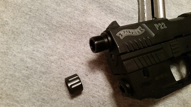 Walther P22 Thread Adapter w/Thread Protector