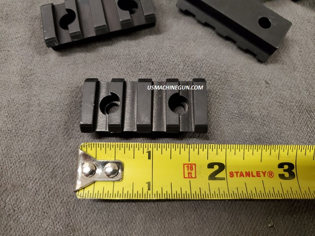 *Short, Machined, Slotted Aluminum Rail