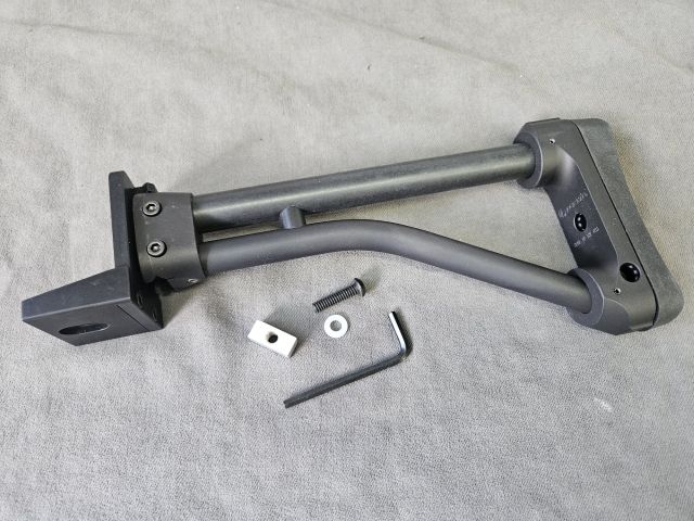 Rear Adapter and Skeleton Stock for MPA/Velocity .45 acp