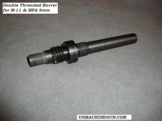 M-11 9mm Semi Auto Double Threaded Barrel 1/2x28 & 3/4x10