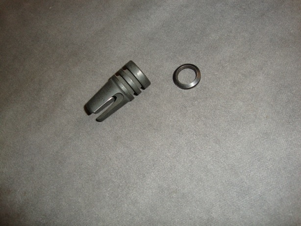 3 Prong Flash Hider for AR-15 9MM 1/2X36 Threads