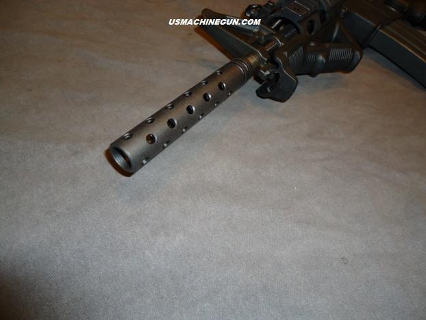 5.5" Ported Muzzle Brake for AR-10 5/8x24