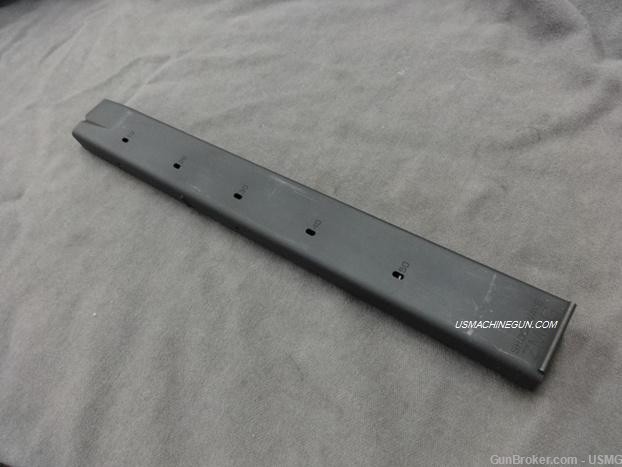 50 Round Steel Magazine for M11 .380 SMG/Semi, larger mag well