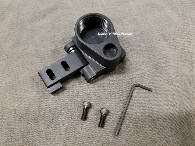 *Folding Buffer Tube Adapter for Master Piece Arms 9mm w/3 hole receiver.