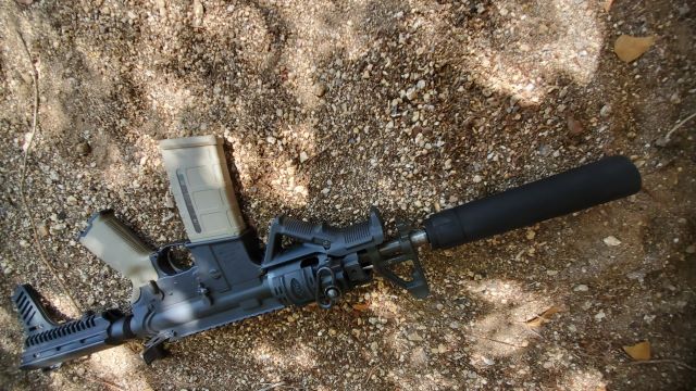 *AR-10/15 (5/8x24 Threads) Machined Fake Suppressor in Flat Black